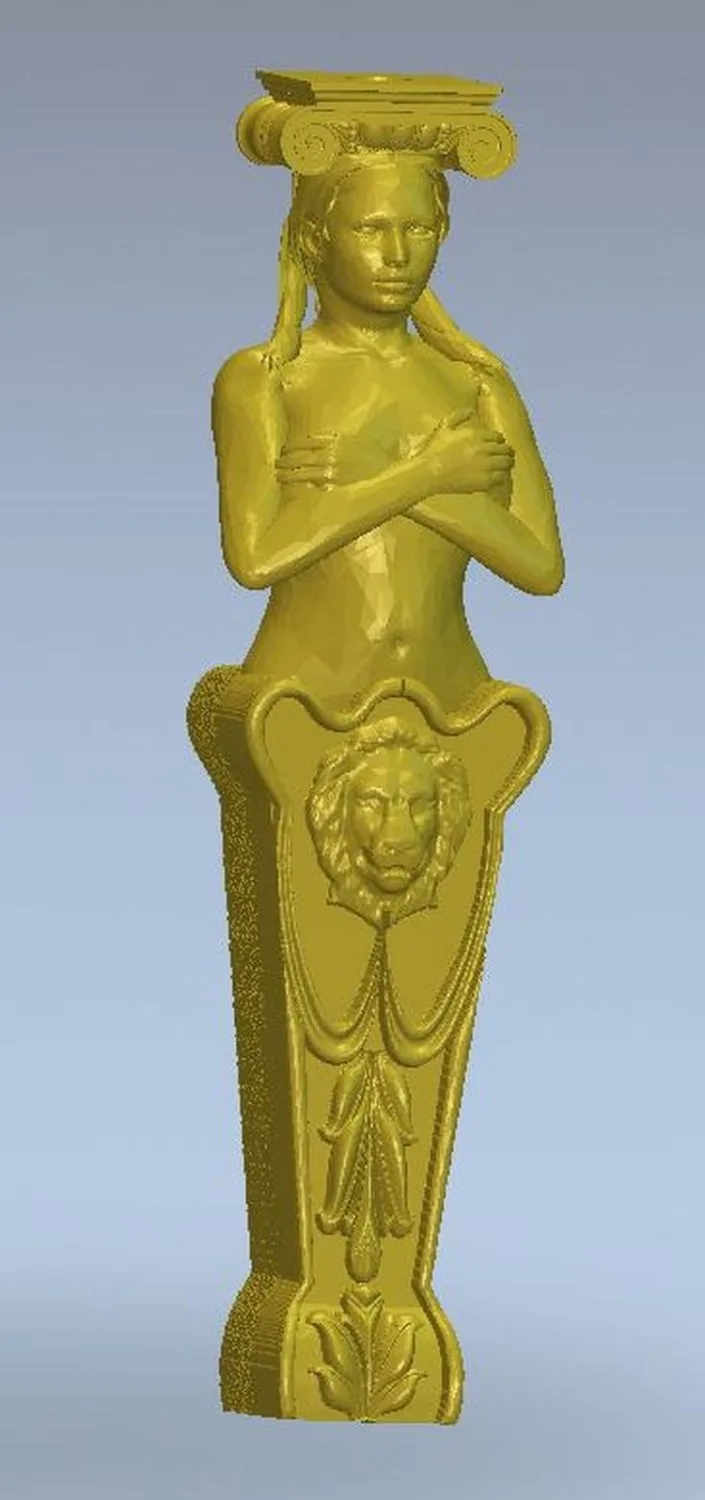 

3d model relief for cnc or 3D printers in STL file format table-leg