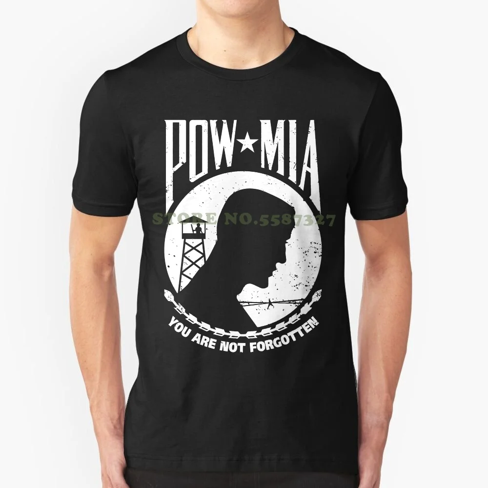 

Новая футболка Pow Mia с винтажным логотипом, футболка-армия американского солдатика морской пехоты