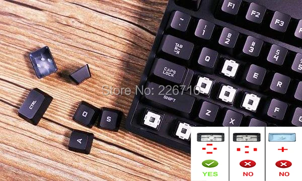 1 Набор ключей для Logi. tech G810/G413/G310/K840/G613/G910 Romer-G механическая клавиатура+ пуллер для ключей