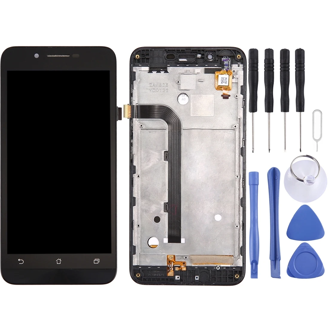 

iPartsBuy LCD Screen and Digitizer Full Assembly with Frame for Asus ZenFone Go / ZC500TG / Z00VD