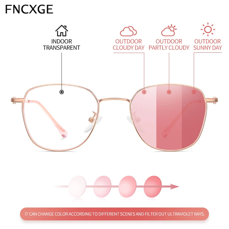 Роскошные фотохромные женские и мужские поляризационные солнцезащитные очки с