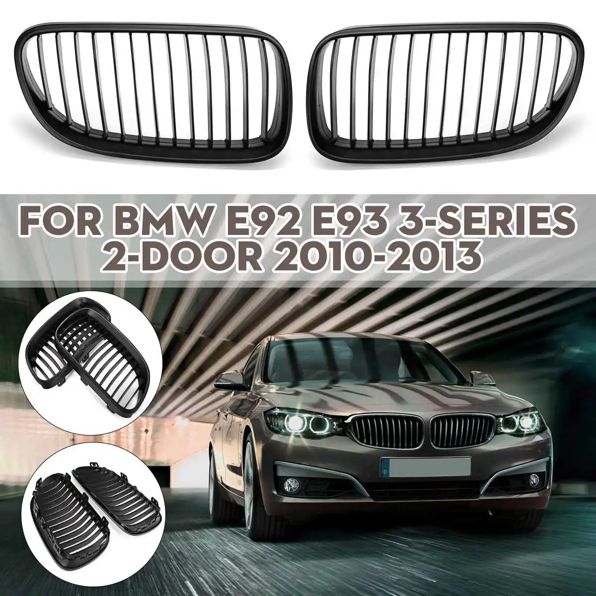 

2 шт., передняя решетка радиатора для BMW 3 серии E92 E93 Coupe