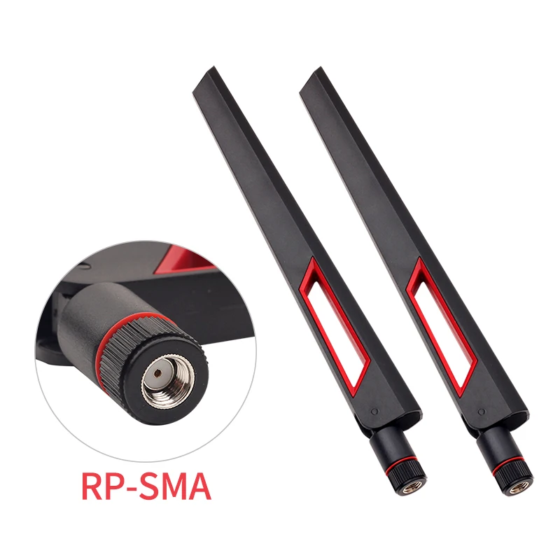 Внешняя беспроводная антенна Wi-Fi 2 4G/5GHz 6DBi 10Dbi RP-SMA универсальный роутер сетевая