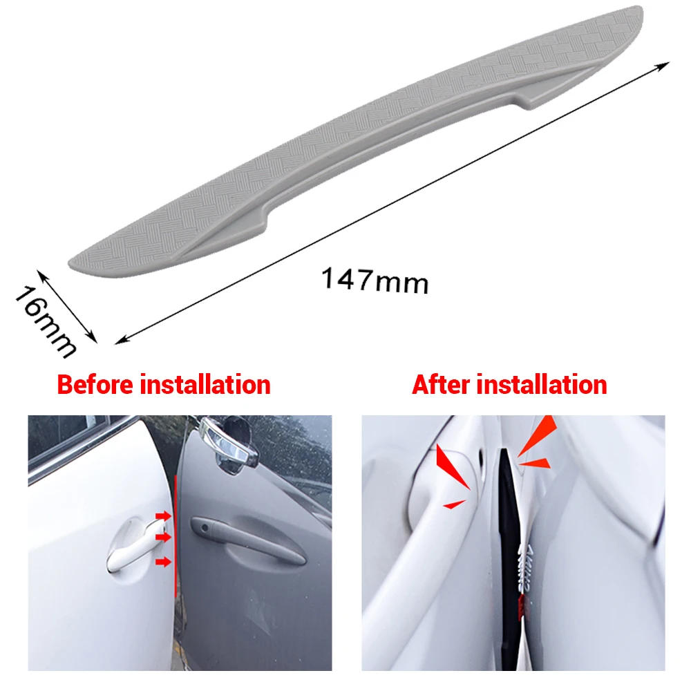 4 шт. защитные наклейки на двери автомобиля для Infiniti Nissan Cadillac Suzuki Renault Ford Land Rover Citroen