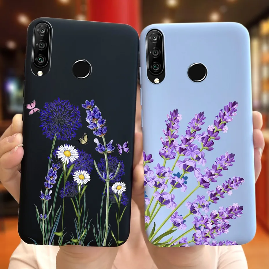 Чехлы с цветами для телефонов Huawei P30 Lite Pro чехол чехлы P30lite P 30 lite pro P30pro милые мягкие