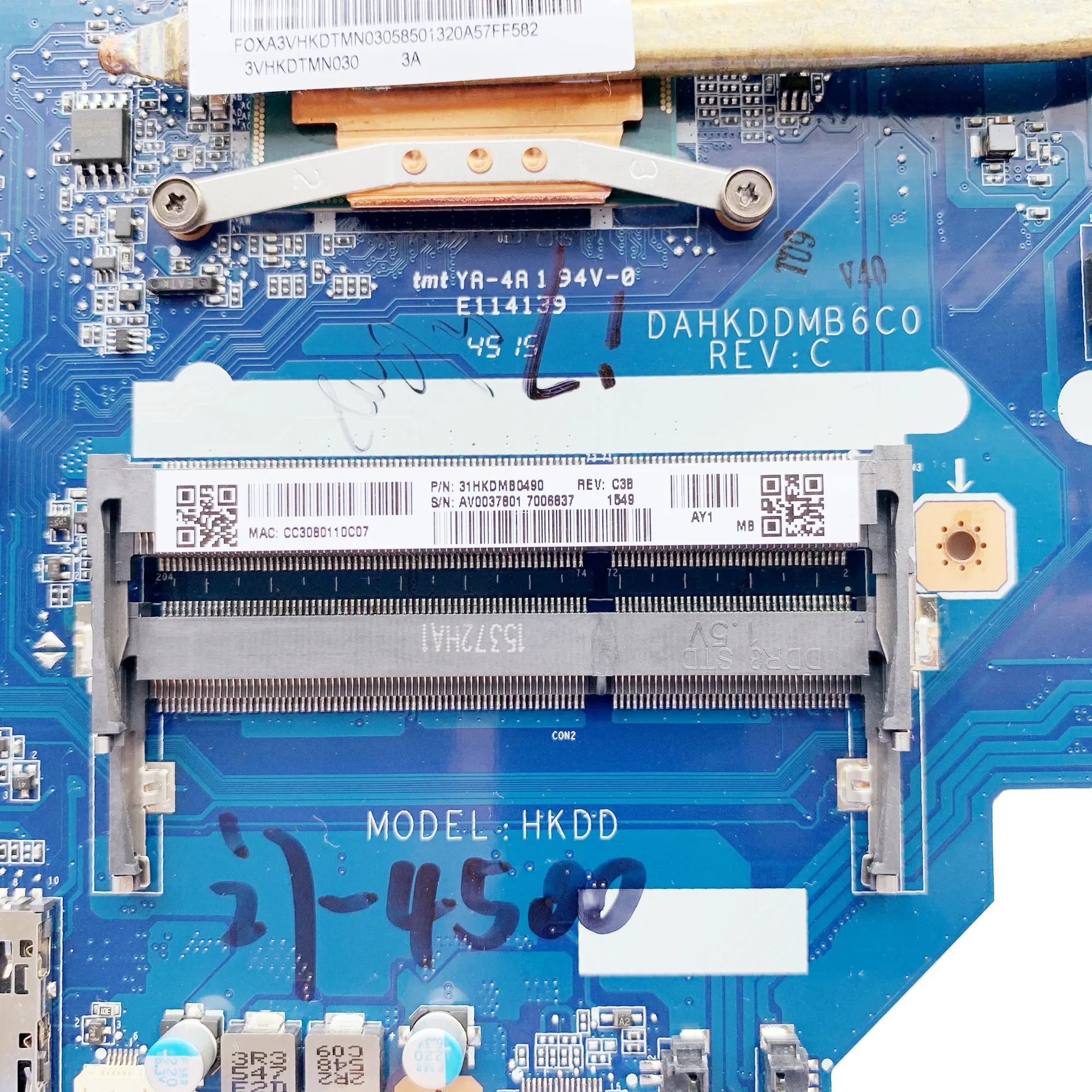Для SONY SVF153 SVF153A1YW серии Материнская плата ноутбука DAHKDDMB6C0 с i7-4500u Процессор MB 100%