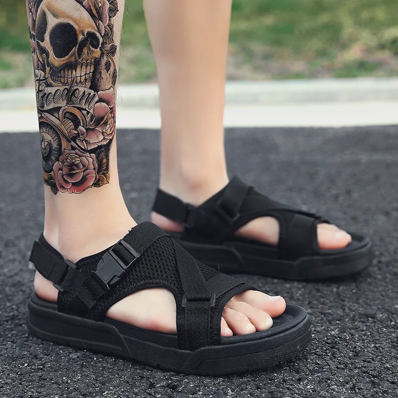 2019 летние новые модные пляжные сандалии дикие удобные повседневные туфли