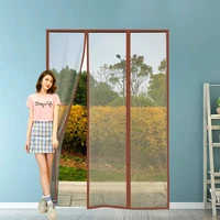 strong magnetic door curtainanti mosquito and insect proof automatic closing invisible gauze large size custom door curtain