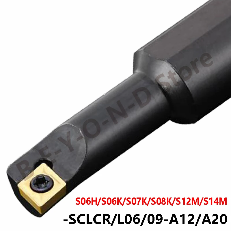 

S06H S06K-SCLCR06-A12 S07K-SCLCR06-A12 S08K-SCLCR06-A12 S12M-SCLCR09-A16 S14M-SCLCR09-A20 SCLCL06 SCLCL09 Turning Tool Holder