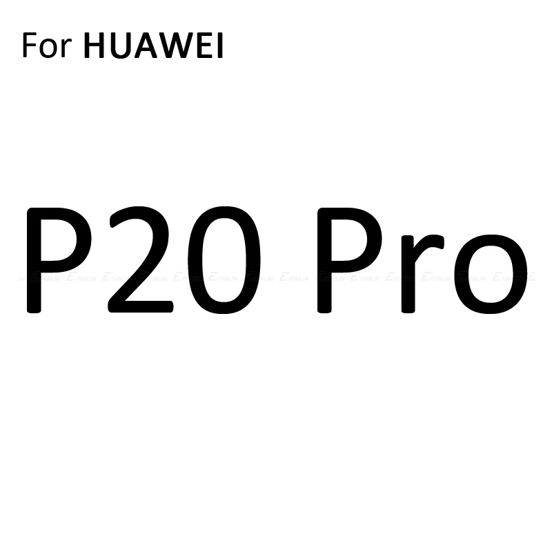 For P20 Pro Мягкая Противоударная нано защитная пленка для HuaWei Honor 10 P30 P20 Pro 8X View 10 mate 20X5G Lite прозрачная защитная пленка - Цвет: For P20 Pro