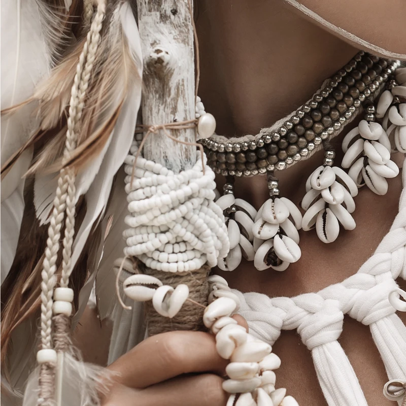 Новогодний постер для красивой девушки Художественная печать на холсте богемная