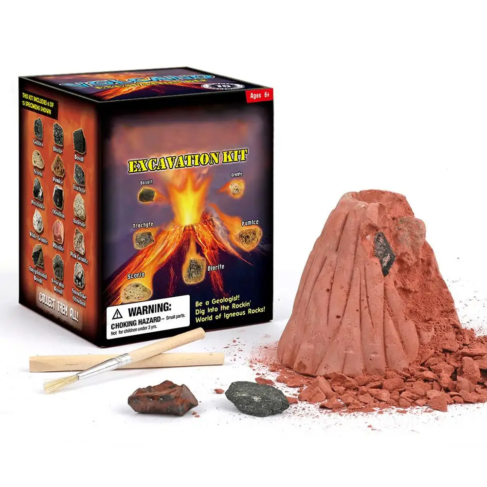 

DIY Handmade Snow Mountain Volcano Eruption Physical Experiment Kit Science Toys For Children Educational Learn Toy Set Gifts