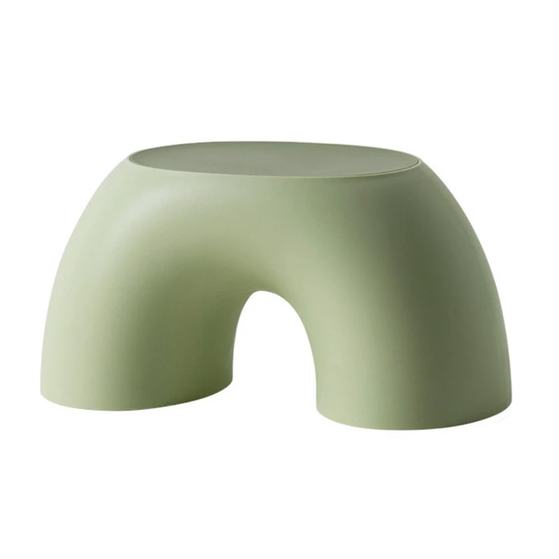 

NEW Simple Semi-ring Rainbow Small Bench Home Indoor Chair Children Stool Footboard