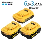 Литиевая батарея 18 в 20 в 6000 Ач для электроинструментов DeWalt DCB184 DCB200, набор перезаряжаемых электроинструментов 20 в 18 в 18 в мАч