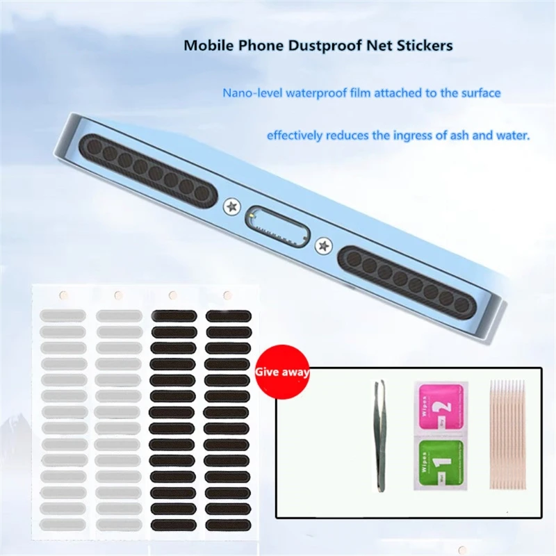 10Pcs Universal Mobile Phone Model Speaker Earpiece Dustproof Sticker Earphone Handset Net Trumpet Keep Clean ​Net Acces - купить по