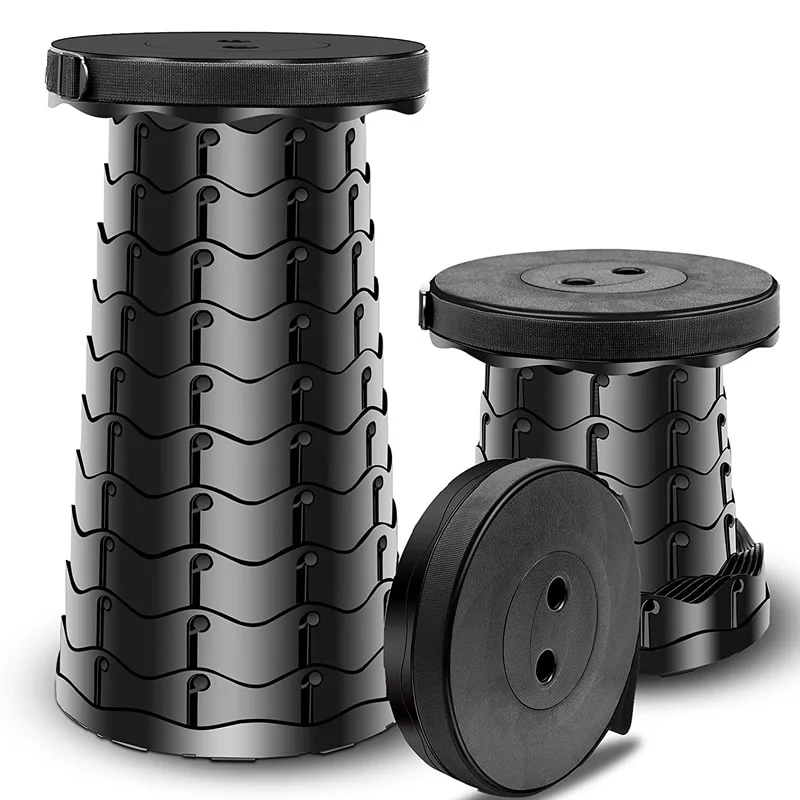 

Складной выдвижной стул, телескопический складной телескопический стул для кемпинга с максимальной нагрузкой 400 фунтов с сумкой для перено...