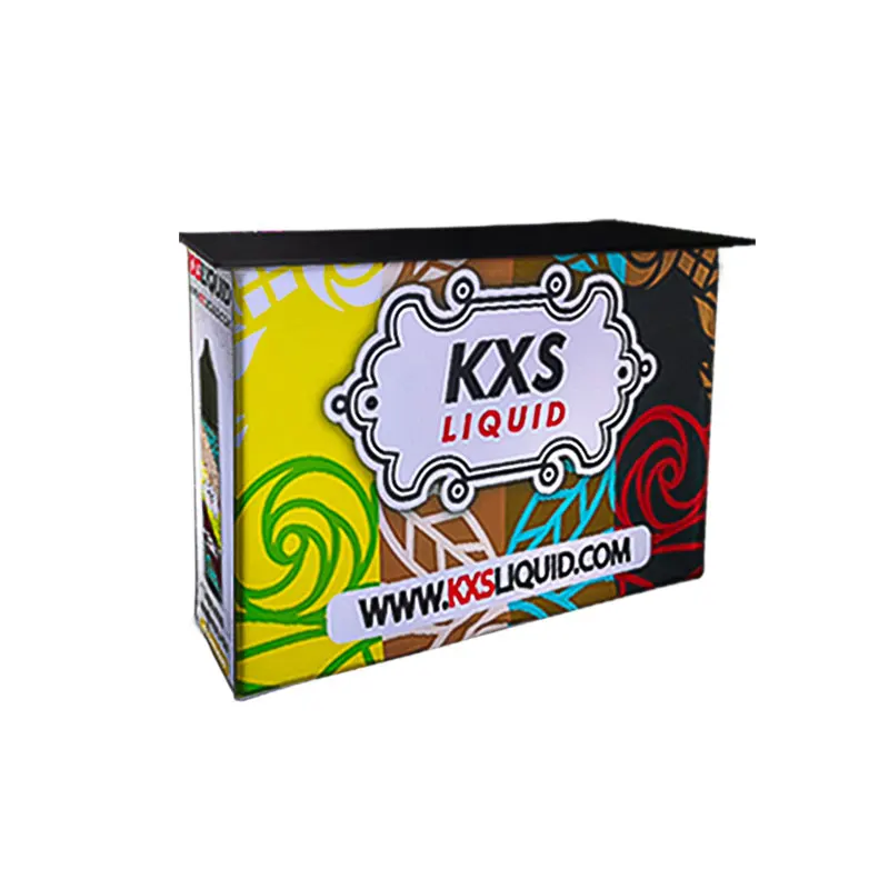 Новый дизайн выставочная мебель 100x40 см светодиодный барный стол с подсветкой и