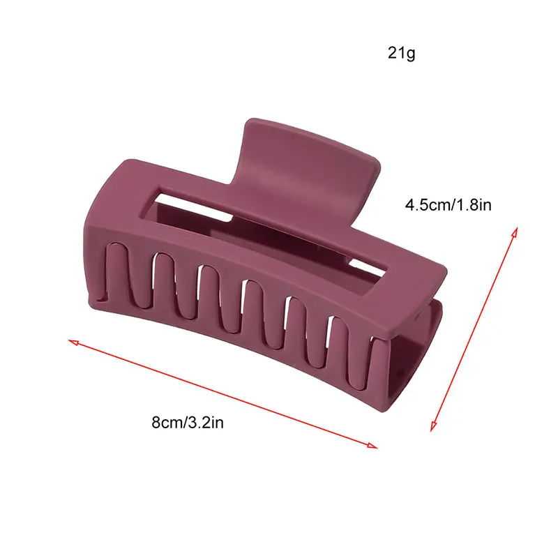 

New Korean INS Hair Claw Clip For Women Girls Matte Frosted Hair Claw Large Size Geometric Hairpins Vintage Hair Accessories