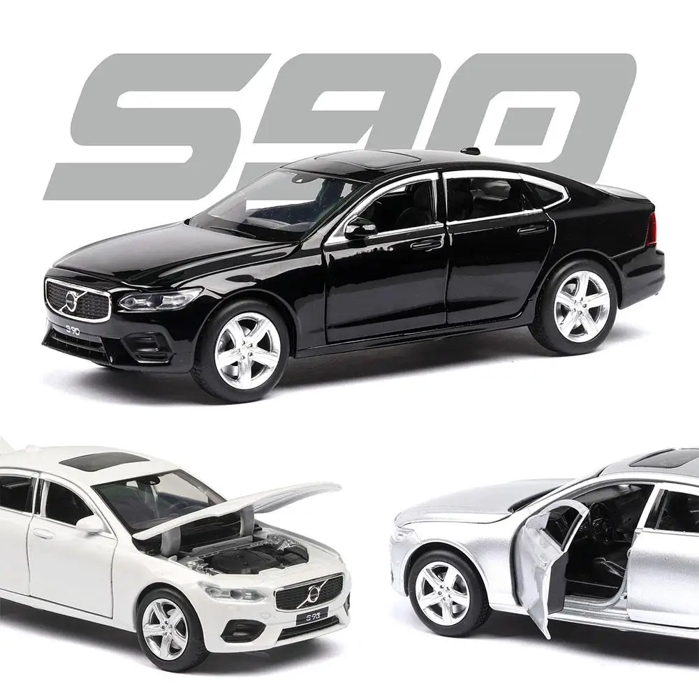 Модель автомобиля RCtown 1:32 из сплава 6 дверей для Volvo s90 случайный цвет (упаковка в