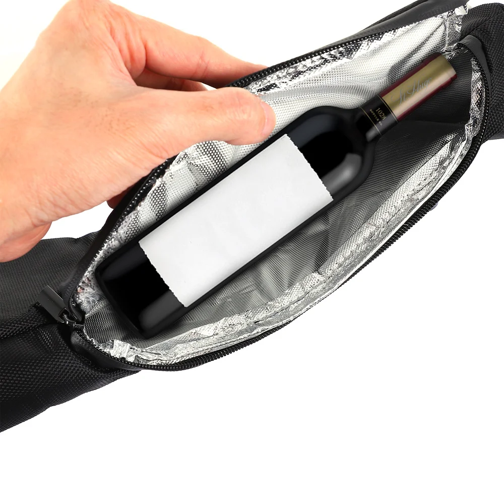 

1pc Portable Picnic Bag Oxford Cloth Storage Pouch Cooler Bag for Camping