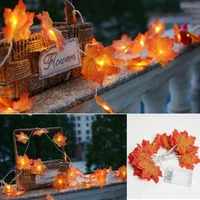 fairy string lights 1020 leds maple leaves light outdoor christmas garland for wedding home xmas holiday party decor
