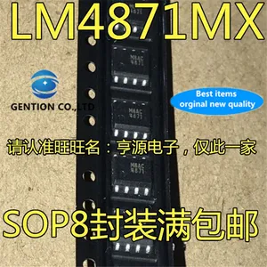 30Pcs LM4871 LM4871M LM4871MX LM4871M/NOPB SOP-8 Audio amplifier in stock 100% new and original