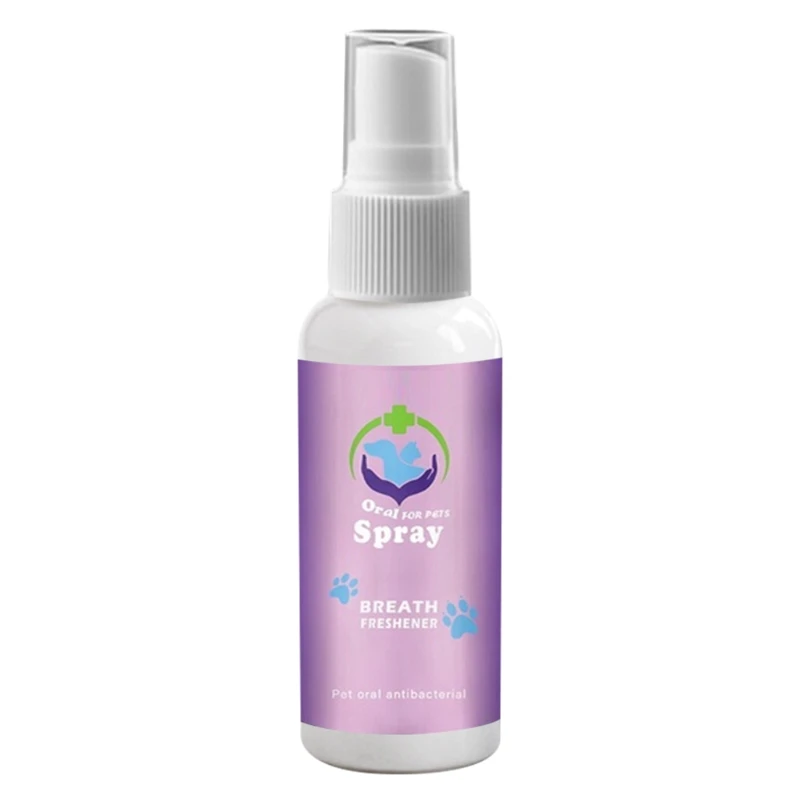 

Pet Fresh Breath Dental Spray for Cats No Brushing Dental Solution for Dogs