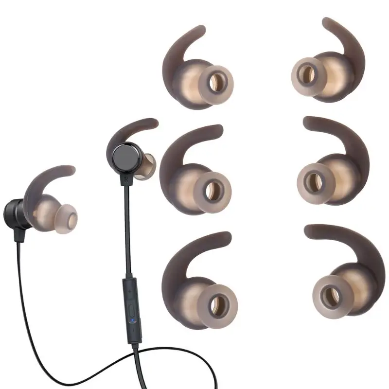 Силиконовые накладки на вкладыши 3 пары силиконовый чехол уши замена