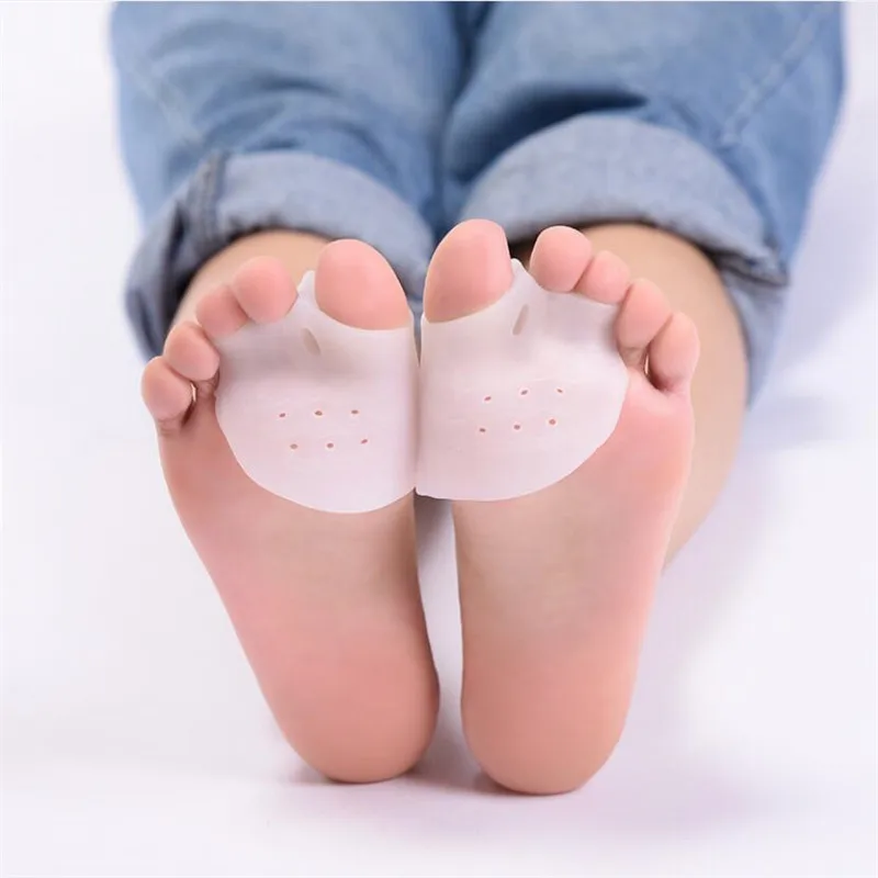 

2Pcs Gel Foot Care Insoles Bunion Corrector Bone Big Toe Protector Hallux Valgus Straightener Toe Spreader Pedicure Corrector