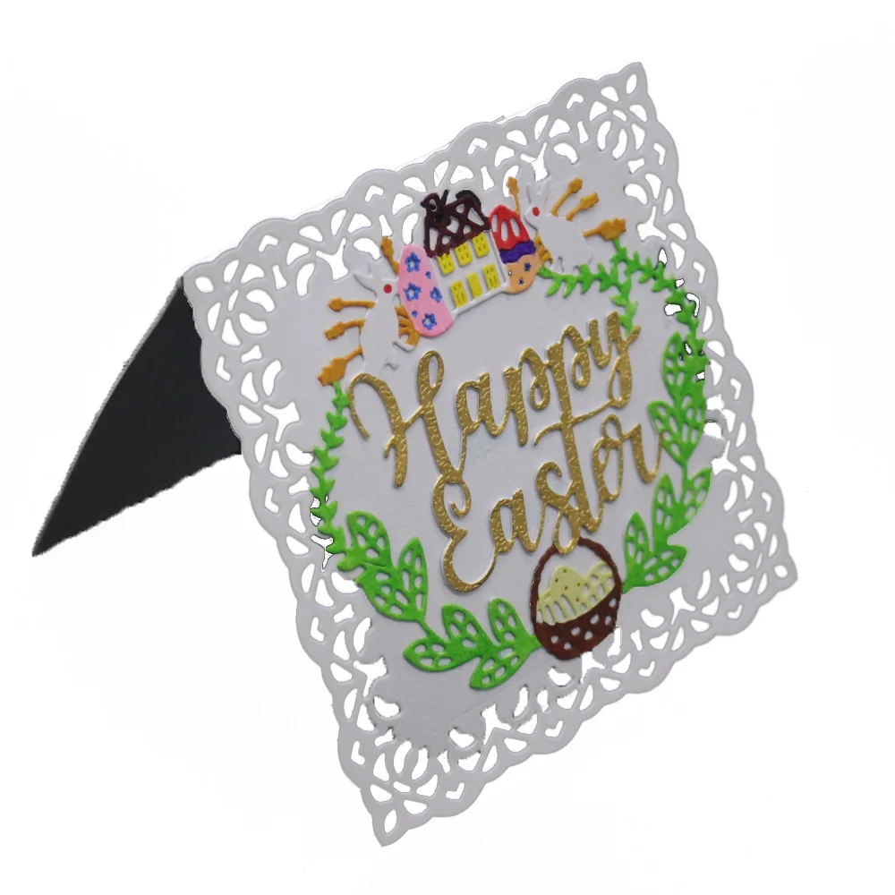 Штампы для вырезания букв декор в виде листьев кролика металлические штампы и