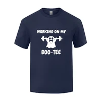 funny working on my boo tee cotton t shirt retro men round neck summer short sleeve tshirts awesome t shirt