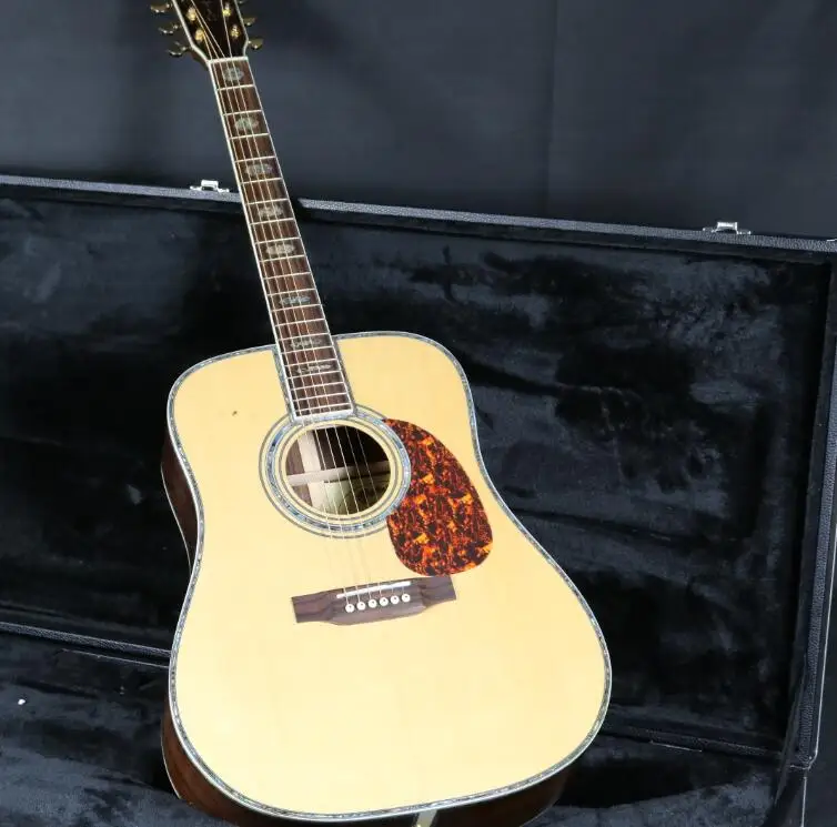 41 ''D стиль b 45 Акустическая Электрогитара Fishman EQ твердый топ гриф из красного