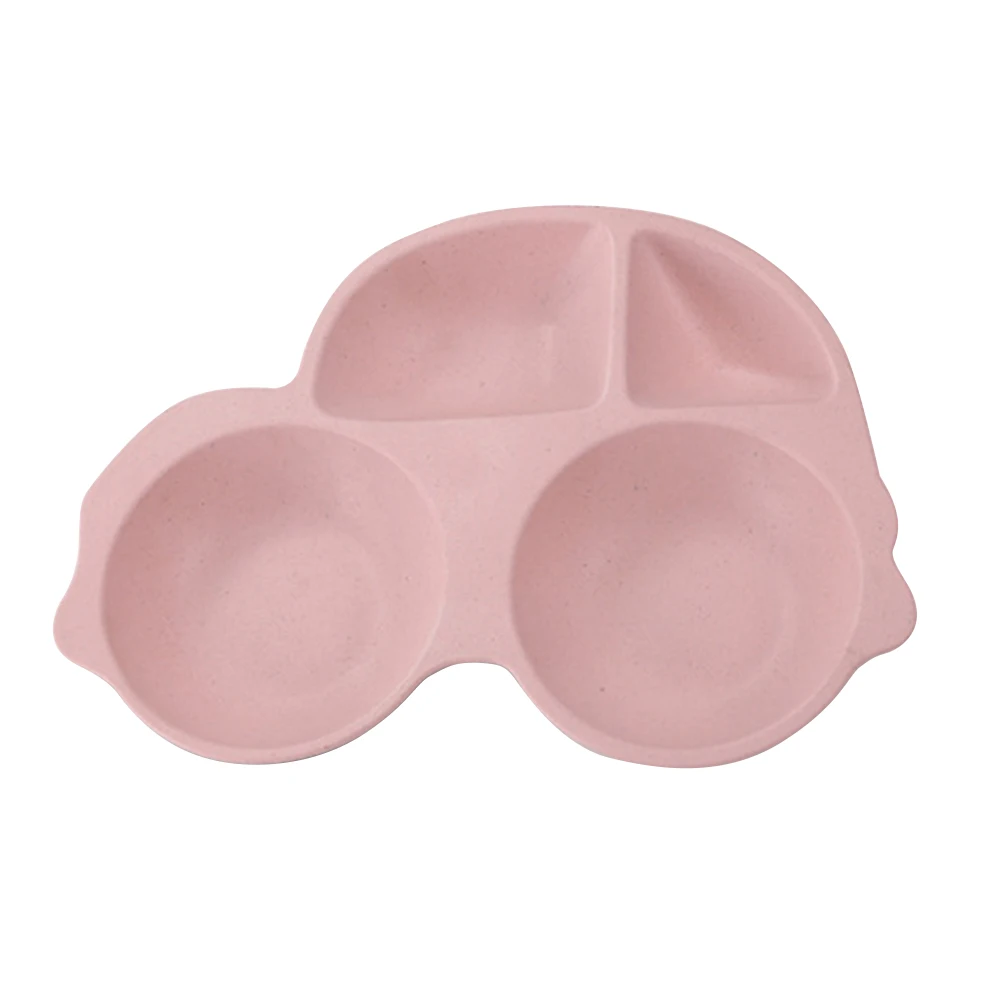 

Baby Bowls Plate Tableware Baby Food Feeding Bowl Cartoon Car Style Dishes For Children Bamboo Fiber Childrens Plate