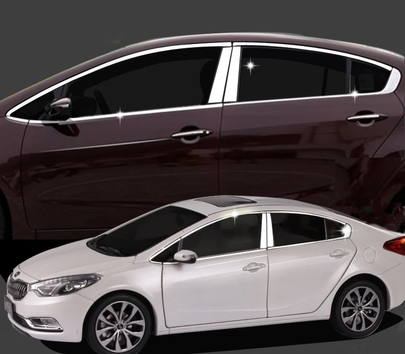 Отделка окна из нержавеющей стали для KIA K3 2013-2018 | Автомобили и мотоциклы