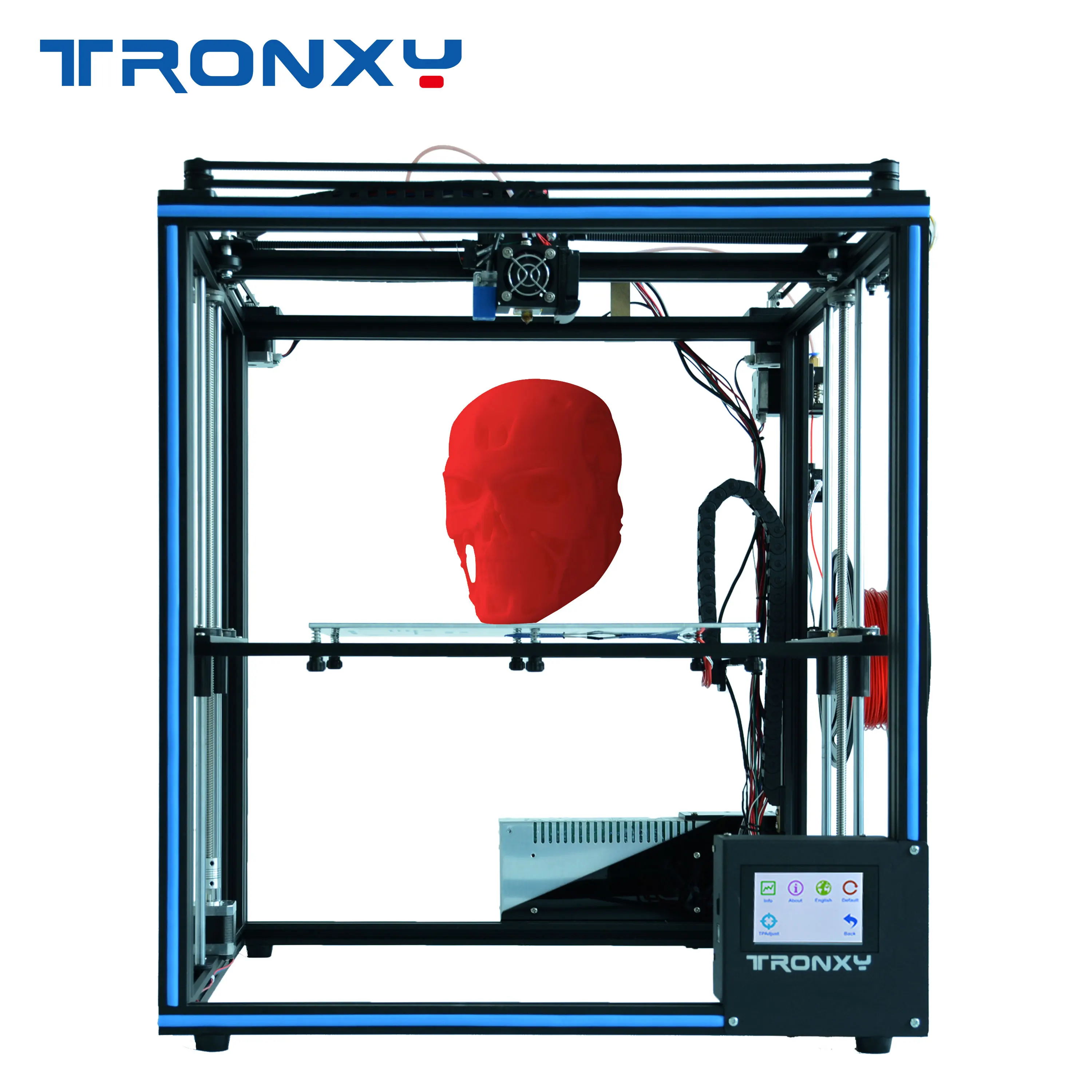 Новейший дизайн Tronxy X5SA с сенсорным экраном Авто уровень DIY 3D-принтер Комплект полный металл Большой размер печати