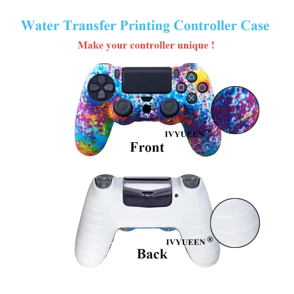 IVYUEEN защитный силиконовый чехол для Sony PlayStation 4 PS4 DS4 Pro тонкий беспроводной