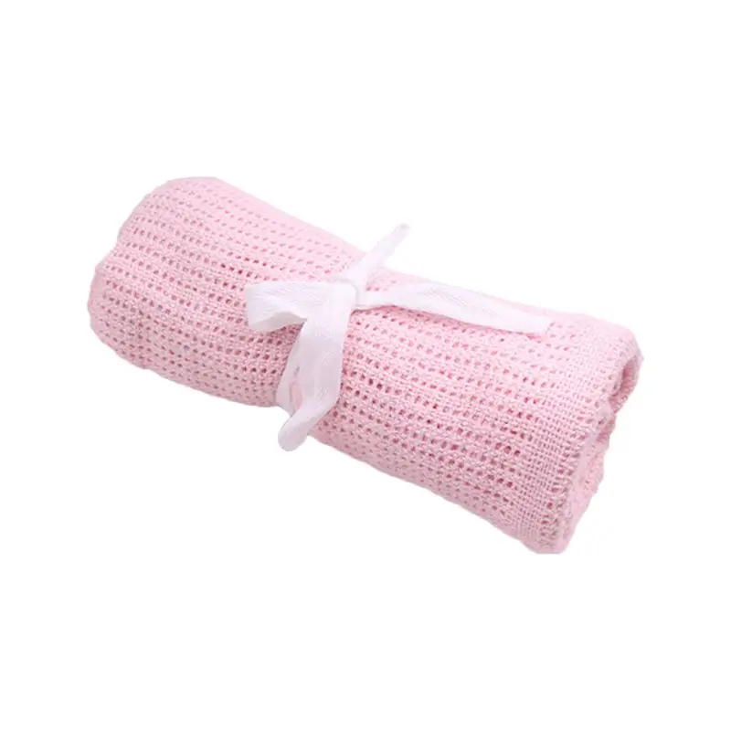 

Summer Baby Cotton Blanket Candy Color Kids Newborn Stroller Travel Blankets