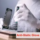 Промышленные электронные антистатические перчатки с углеродным проводящим волокном, рабочие антистатические защитные перчатки из полиуретана, 24 шт.12 пар