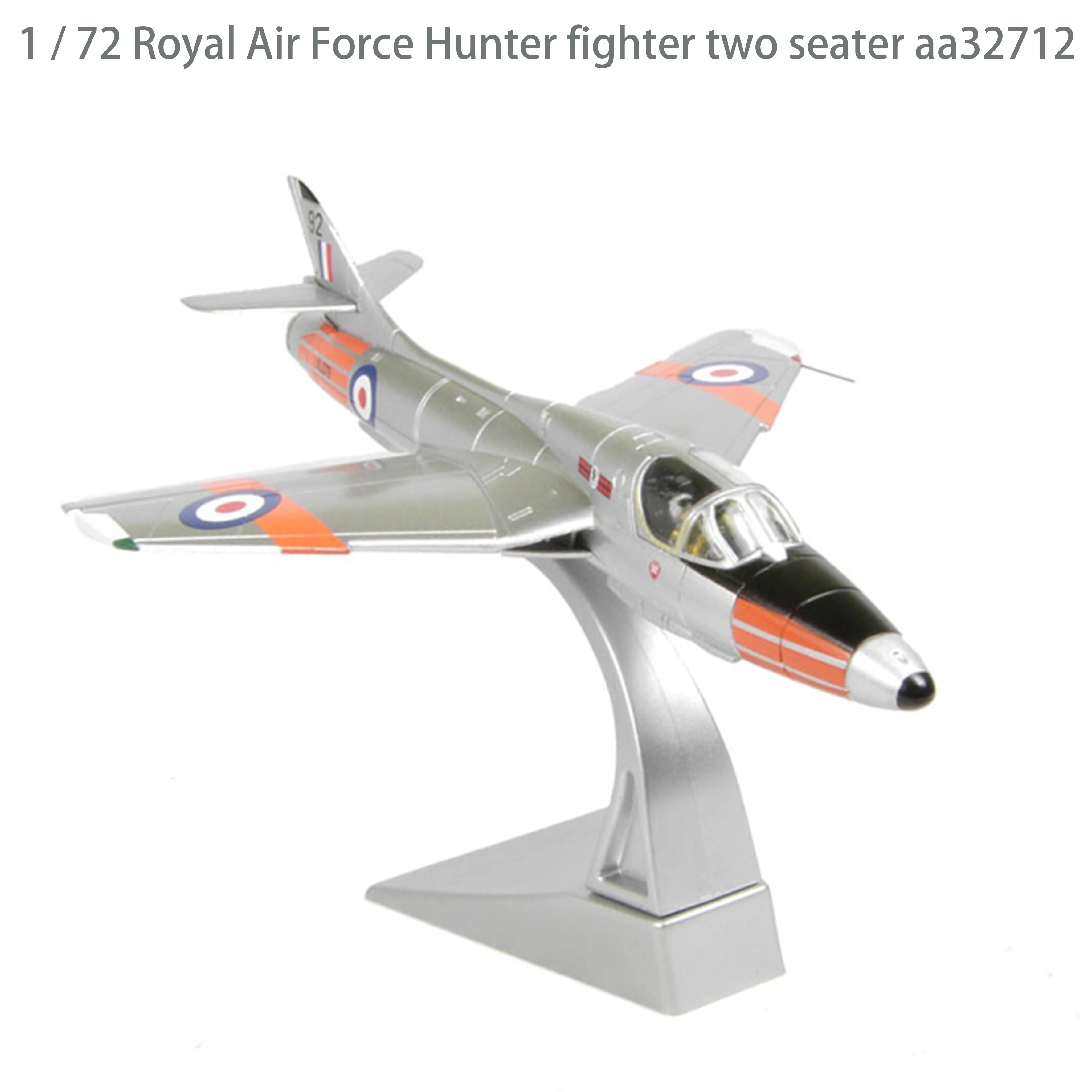 

Коллекционная модель из сплава overvalue 1 / 72 Royal Air Force Hunter fighter на два места aa32712