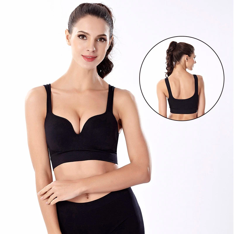 

Women's Seamless Bralette Push Up Bras Breathable Wire Less Female Soft Elastic Gathering Comfortable Lady Lingerie Brassiere