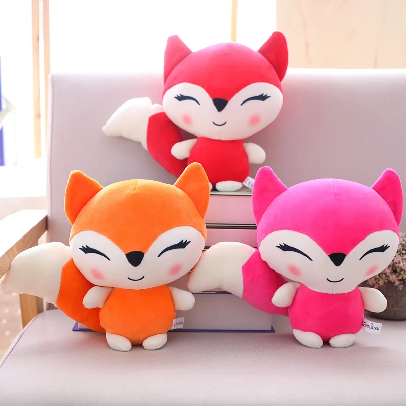 

23cm Kawaii Dolls Fox Plush Stuffed Animals Toys for Girls Children Boys Toys Plush Pillow Foxes Stuffed Soft Toy Doll