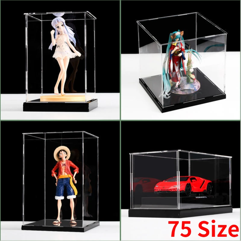 

75 Size Customized Acrylic Display Box Hand-made Doll Model Blind Box Toy Transparent Storage Box Display Stand Customized Size