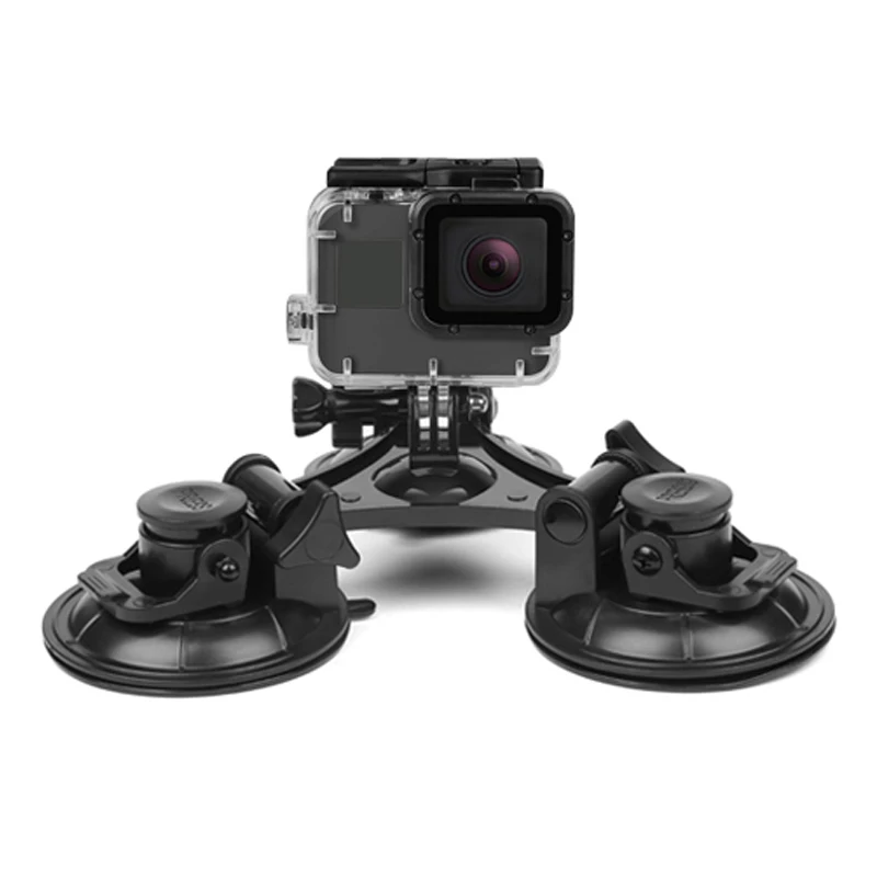 Автомобильный кронштейн на присоске для стекла Go Pro 10 9 8 7 6 SJCAM Xiaomi SOOCOO Eken 360