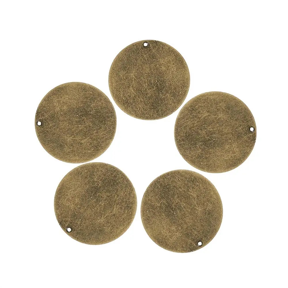 5 шт. пустые латунные подвески для ожерелья фурнитура самостоятельного