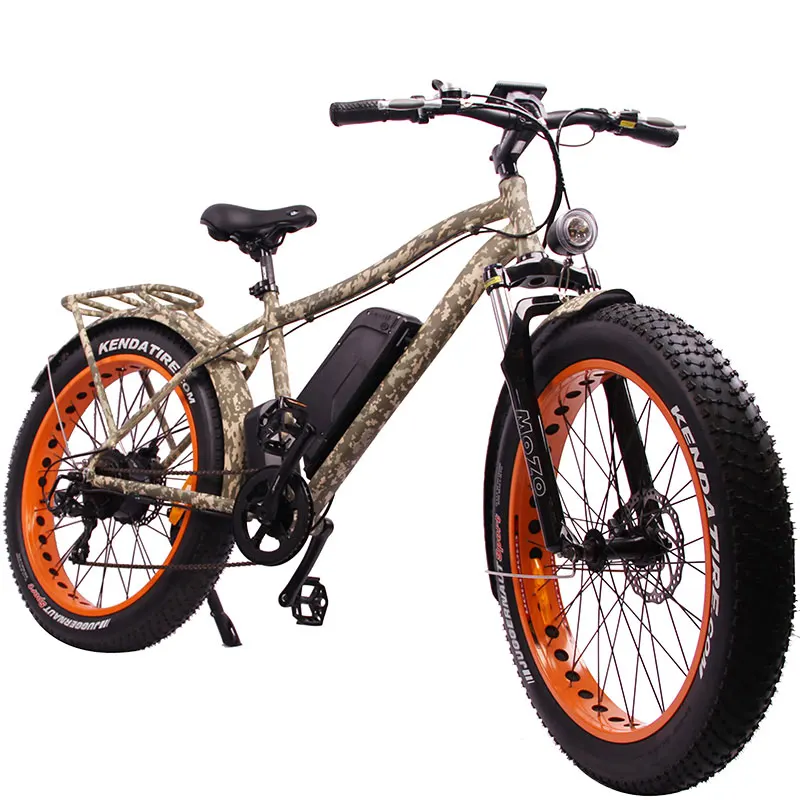 EZBIKE 26 дюймов, электровелосипед 48 В 14ah батарея Электрический горный велосипед 750 Вт двигатель cynegetic EBike мощный электрический велосипед - Цвет: 500W 14AH