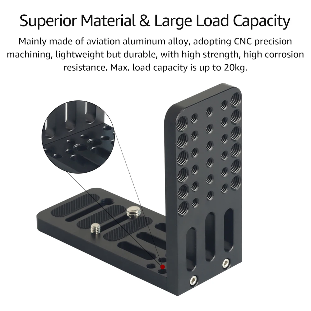 Вертикальный защелкивающийся L-образный кронштейн для камеры быстросъемная
