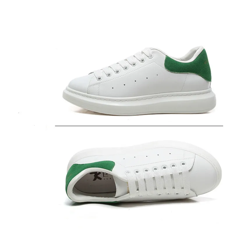 Обувь из натуральной кожи для мужчин и женщин. Кроссовки с толстой подошвой