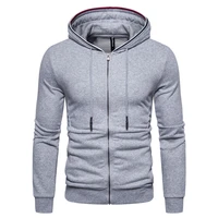 2020 new mens spring and autumn sweater solid color cardigan zipper sweater coat 65 cotton quality sweater