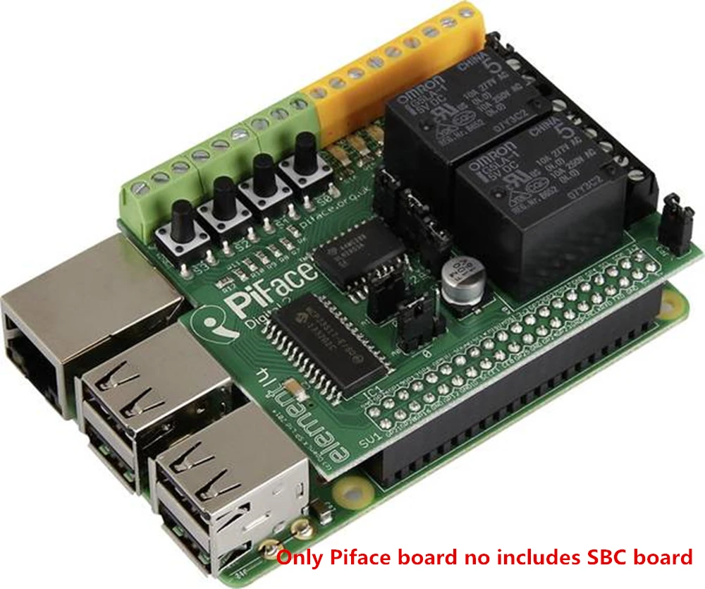 Цифровая 2 дочерняя плата PIFACE PiFace DIGITAL для моделей Raspberry Pi A/B реле переключатели