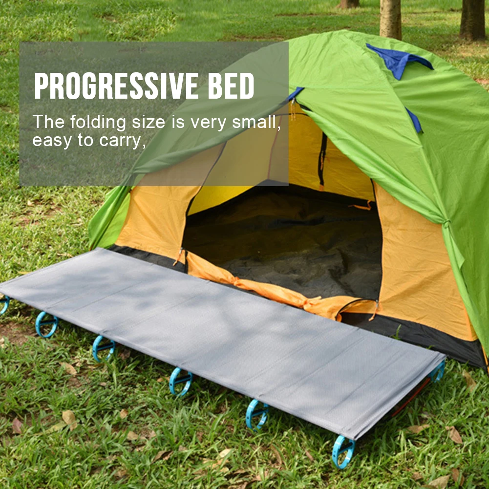 

Ultralight Folding Single Camping Bed Travel Cot Tent Bed Aluminium Alloy Metal Frame Outdoor Portable Camping Fishing Mat Beds